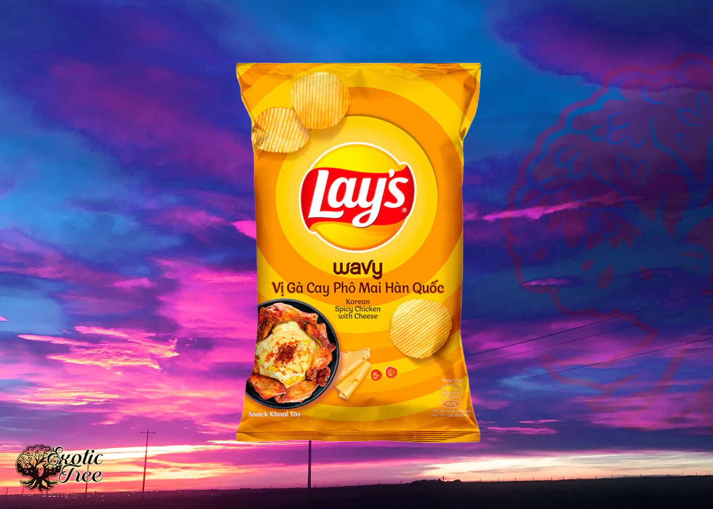 Lays Korean Spicy Chicken Queso