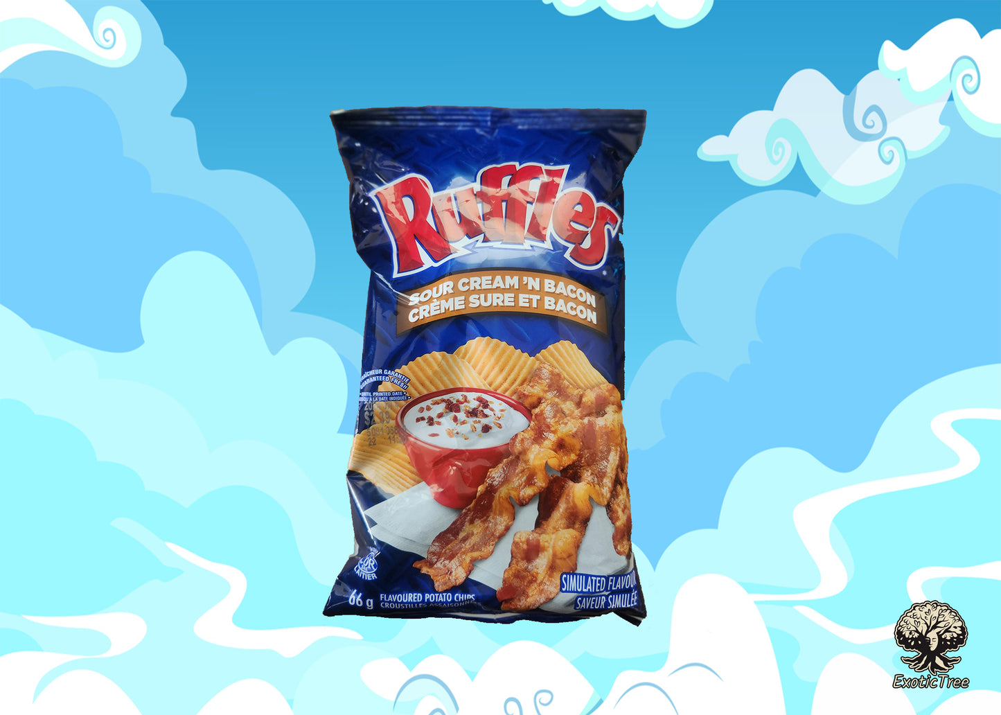 Ruffles Sour Cream 'N Bacon